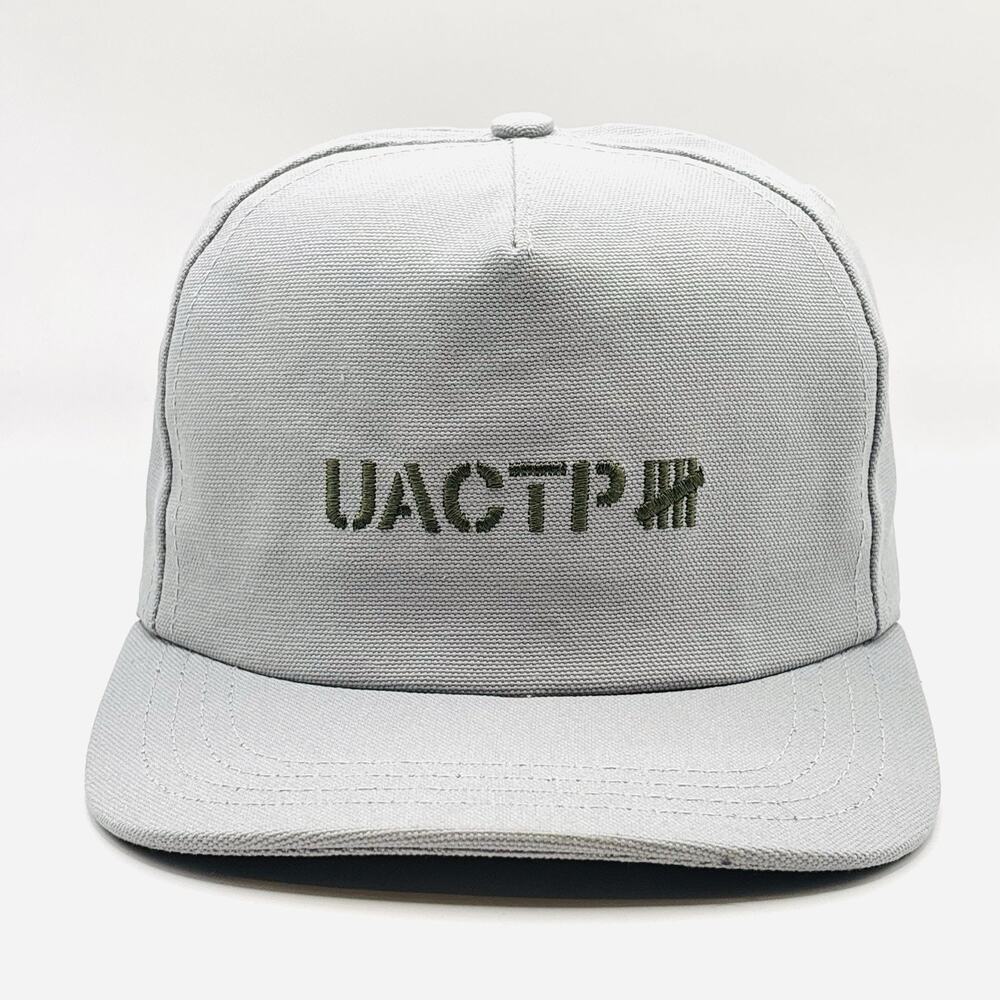 UACTP Undefeated Athletic Club SnapBack Hat Made In USA Cotton Twill Gray